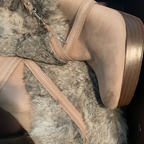 Athena Soft Nubuck/Rabbit Fur Boots - Picture 4 of 6